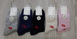 Носки женские (В упаковке 10 пар, цвета разные) 413