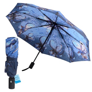 Зонт складной "Дыхание дождя" (автомат), D98 см.